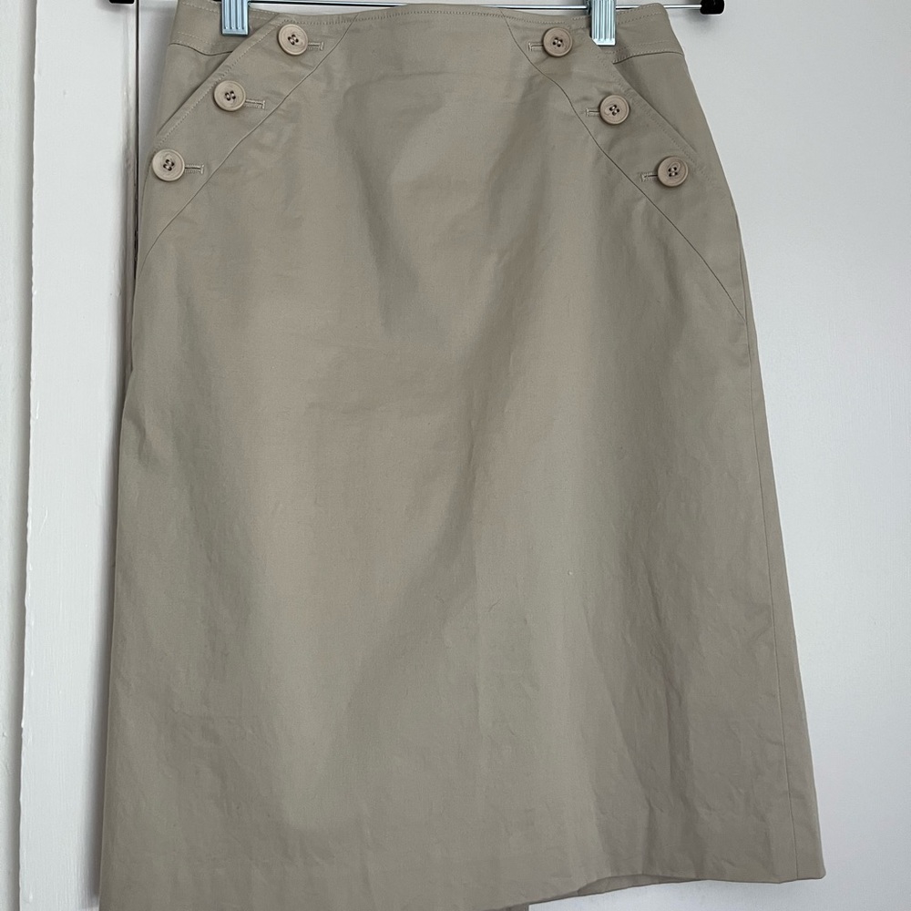 Talbots tan pencil skirt